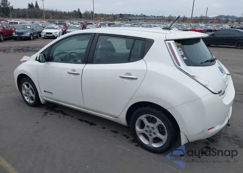 2013 Nissan Leaf Sv z USA, uszkodzony, nr VIN 1N4AZ0CP8DC415421